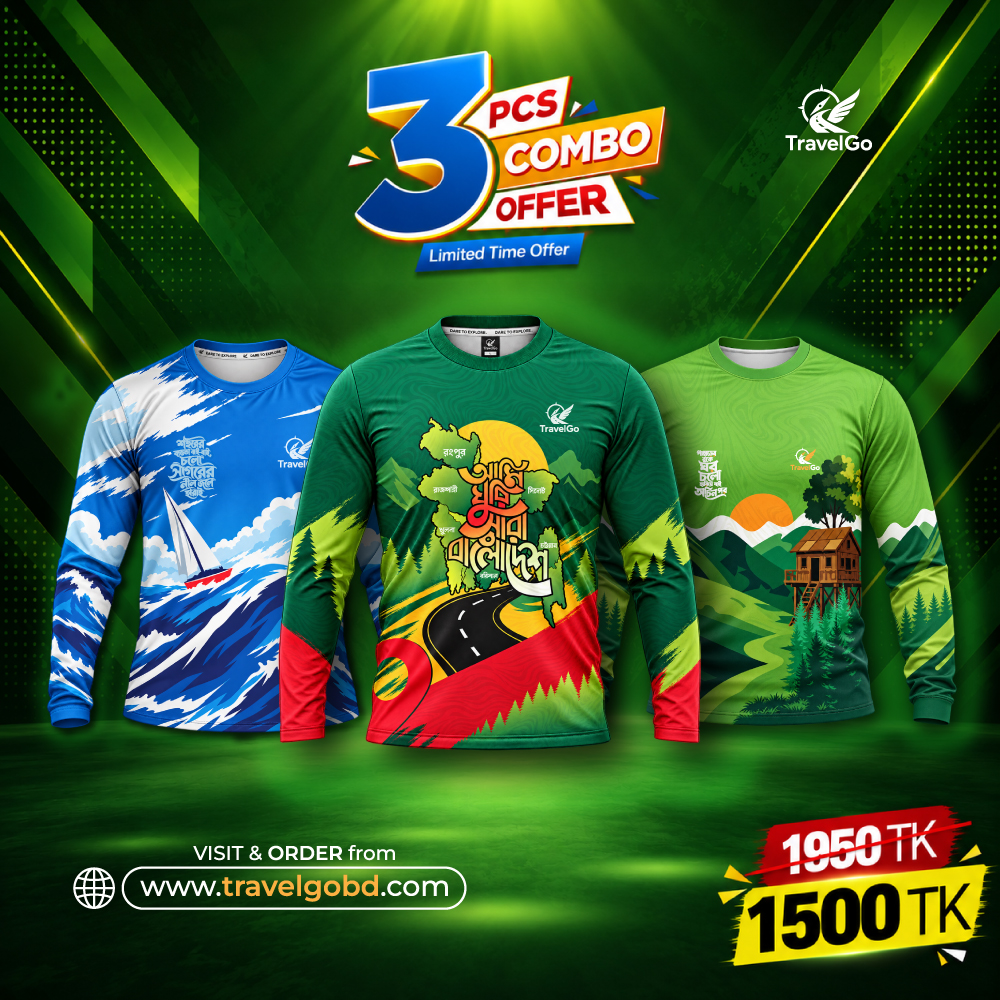 TravelGo  3 pcs Full Sleeve Combo 1